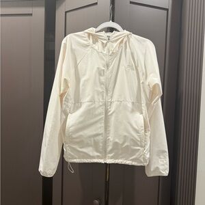 Women's Cream Rain Jacket